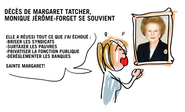 Décès de Margaret Tatcher